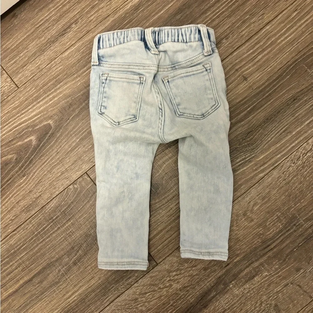 Old Navy Baby Girl Ballerina Light Blue Skinny Jeans Size 12m